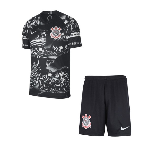 Camiseta Corinthians Paulista 3ª Niño 2019 2020 Negro